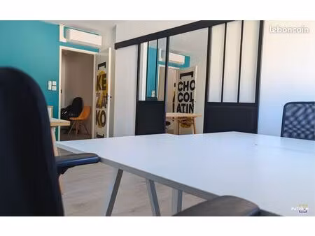 bureau privatif divisible 36 m² meublé – toulouse nord – parking – tout inclus