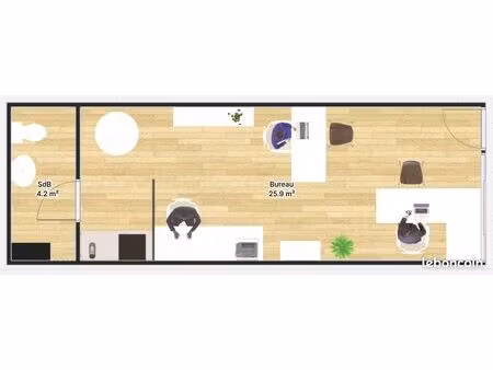 local sur rue 30m² bureau agence boutique ou cabinet