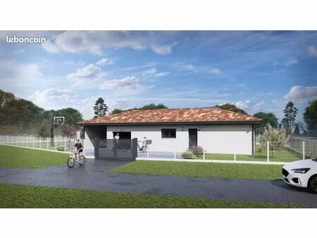 projet de construction d'une maison 105 m² avec terrain à saugnac-et-cambran (40)