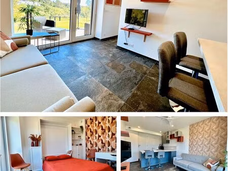 appartement meublé t2 de plain pied - bail annuel