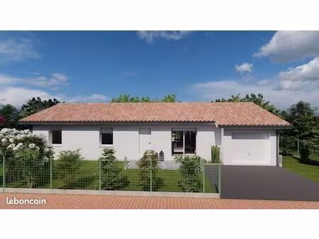 projet de construction d'une maison 103.98 m² avec terrain à panazol (87)