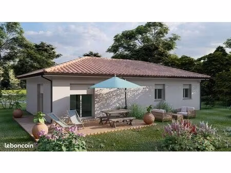 projet de construction d'une maison 80 m² avec terrain à leon (40)