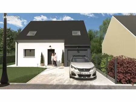 projet de construction d'une maison 89 m² avec terrain à la menitre (49)