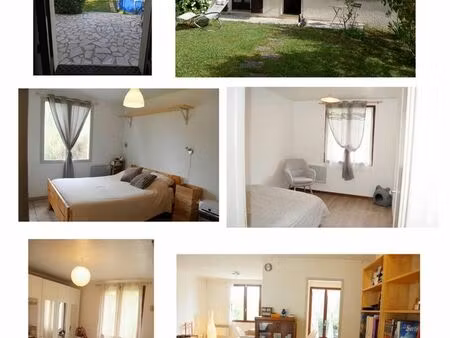 ? maison 91m² - terrain 1010m² - sous-sol 93 m² - artigues-près-bordeaux sud - 345 000   s