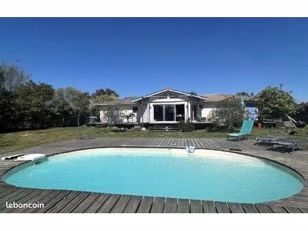 maison 7ch avec piscine sur terrain arboré