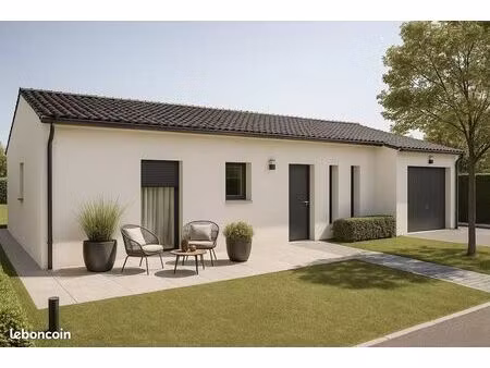maison de 80 m² sur un terrain de 438 m² à la chaize-le-vicomte en vendee (85)