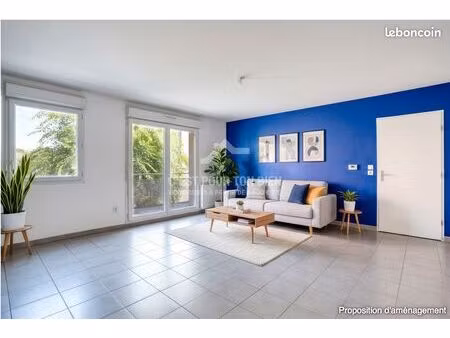 appartement 3 pièces 64 m²