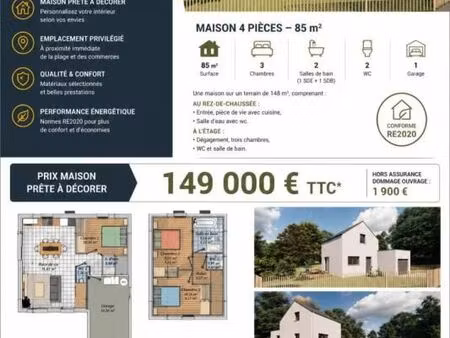 maison 6 pièces 85 m²