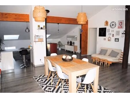 a voir  loft au dernier étage avec terrasse