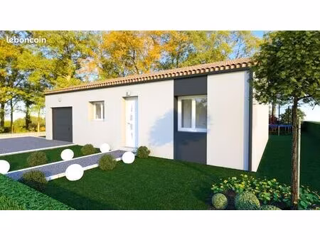maison 2 chambres sur un terrain de 480 m² à poiroux