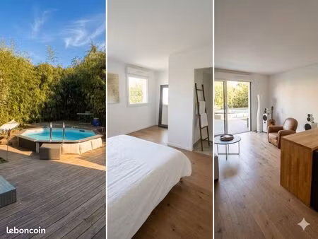 maison contemporaine 2019 – le bouscat – jardin & piscine – calme absolu