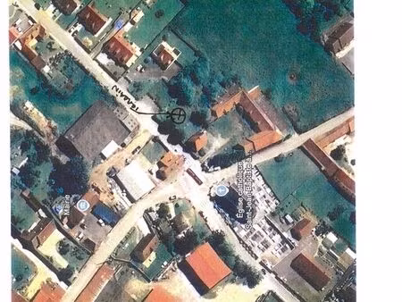 terrain constructible d'environ 500 m²