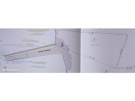 terrain à bâtir viabilisé de 1 711 m² – au calme en second rideau – lallaing