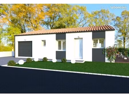 maison 2 chambres sur un terrain de 320 m² à bretignolles-sur-mer