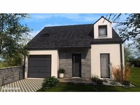 projet de construction d'une maison 80 m² avec terrain à saintines (60)