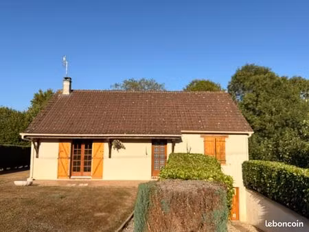 à la campagne  nos parents vendent leur maison de plain pied sur sous sol