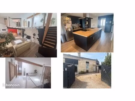 maison en pierre non mitoyenne de 152 m2 habitables (170 m2 total)