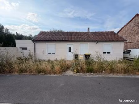 maison 80m2 avec grand terrain plein pied