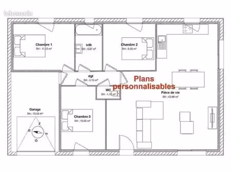 maison 5 pièces 82 m²