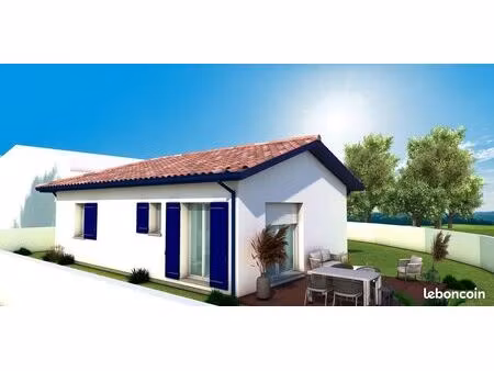 projet de construction d'une maison 78 m² avec terrain à urt (64)