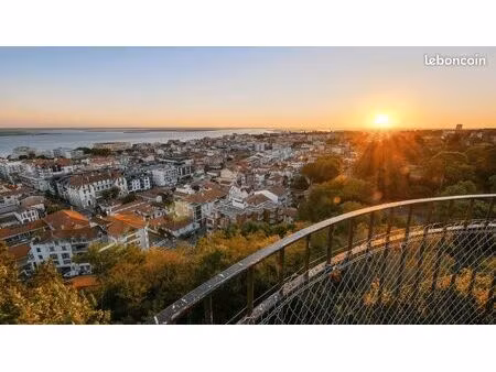 grand appart t2 bis vue mer bassin arcachon ( location au mois )