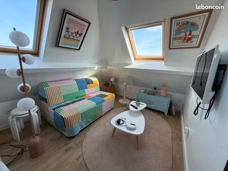 studio cabine proche de la plage de merlimont