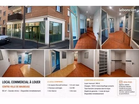 local commercial 90m2 dispo immédiatement