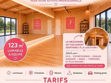 location de salle 123 m² – le teich – bassin d’arcachon
