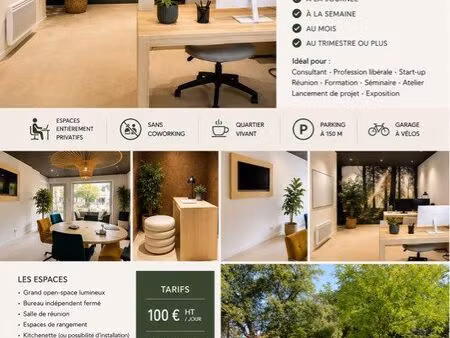 bureau à louer pau - jour / semaine / mois
