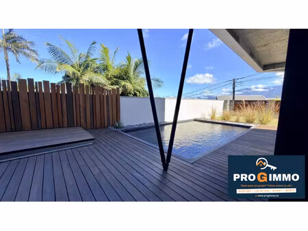 villa contemporaine f4 194 m² vue mer piscine - le tampon - la