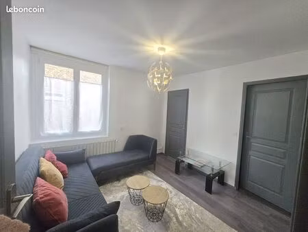 maison meublée 3 pièce(s) 75 m2 a louer - lille  rue victor hugo -