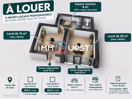 local commercial 20 m²