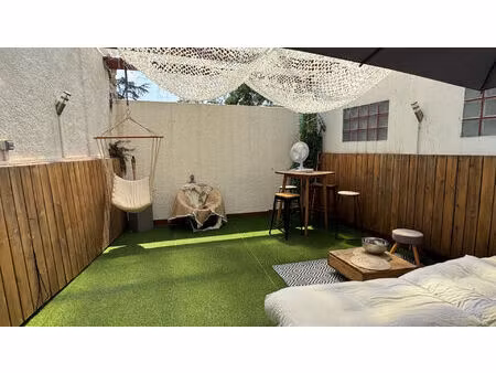 maison de village  4 pièces  terrasse et garage à boujan-sur-libron