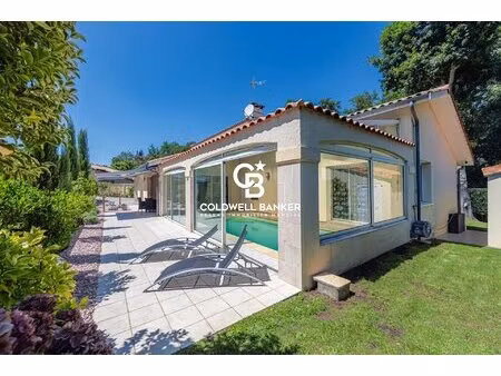maison familiale au bord de l'eau bourde gradignan avec garage  jardin et piscine
