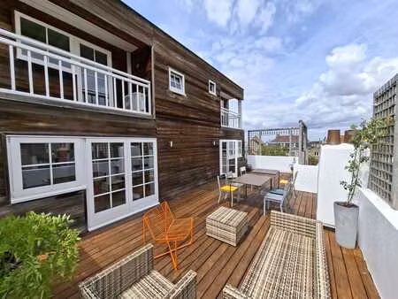 colocation meublée 4 ch. appt rénové 154 m² terrasse 52 m²