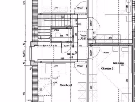 maison 3 ch. avec grand terrain peb a+