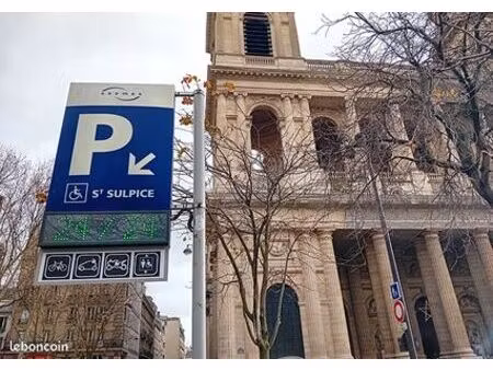 place parking saemes saint sulpice – paris 6