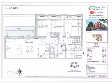 location appartement 4 pièces 89 m² à dunkerque (59140)  1 005 €