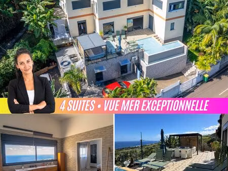 vue mer & centre à pied — villa 280 m² 5 chambres  piscine 