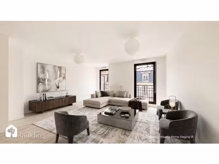 a vendre - levallois-perret edouard vaillant - appartement familial en duplex 5 pièces de 