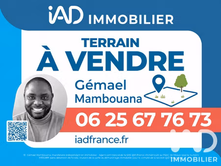vente terrain à bâtir 161 m²