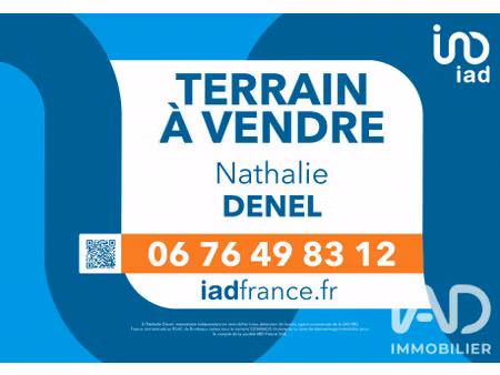 vente terrain à bâtir 1 200 m²