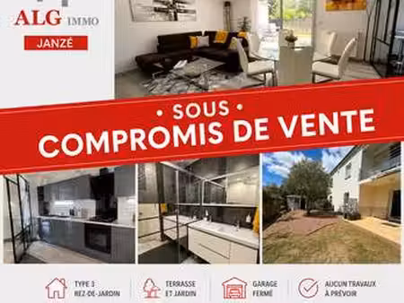 vente appartement 3 pièces à janzé (35150) : à vendre 3 pièces / 69m² janzé