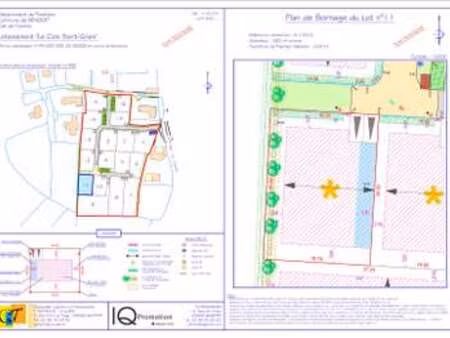 vente terrain à bénodet (29950) : à vendre / 500m² bénodet
