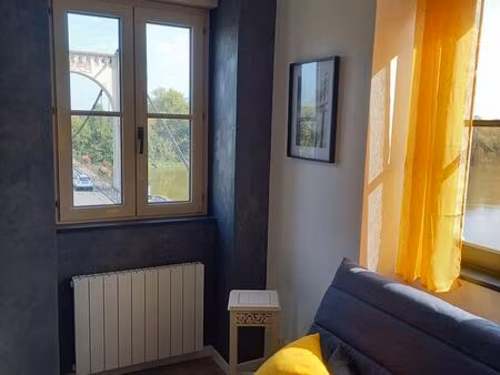 studio lumineux centre chalonnes sur loire - idéal étudiant 18m2