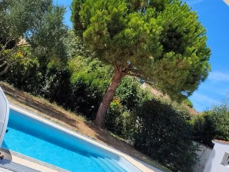 maison 3 chambres  piscine  garage double