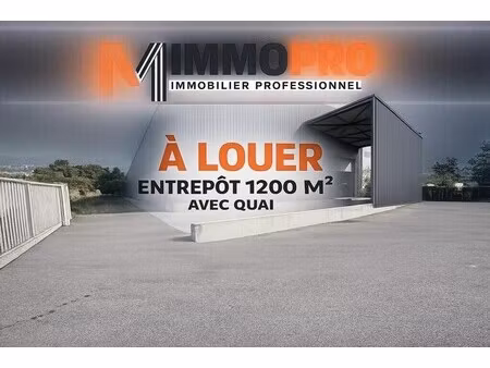 location entrepôt grasse 06130 1200m²