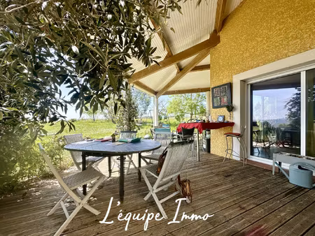 maison t4 bis avec vue pyrénées  sous-sol et jardin