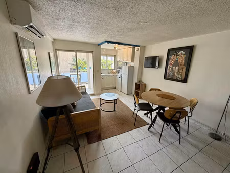 vente appartement 2 pièces 40m2 canet-plage 66140 - 134900 € - surface privée