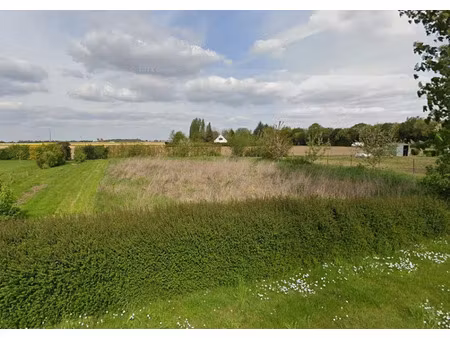vente terrain à batir 861 m² à hangest-en-santerre (80134)  42 000 €